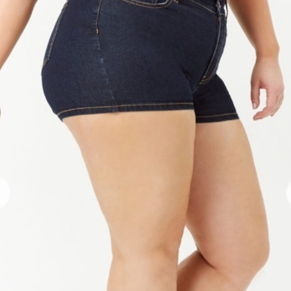 Plus size high rise denim shorts brand new tags - Picture 8 of 8